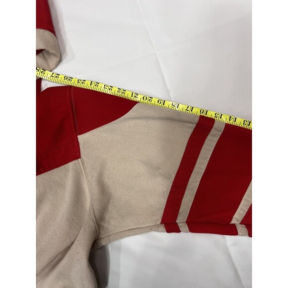 DETROIT REDWINGS Old Time Hockey Lacer Hoodie Hockey Style Gordie Howe #9 XL - Picture 5 of 16